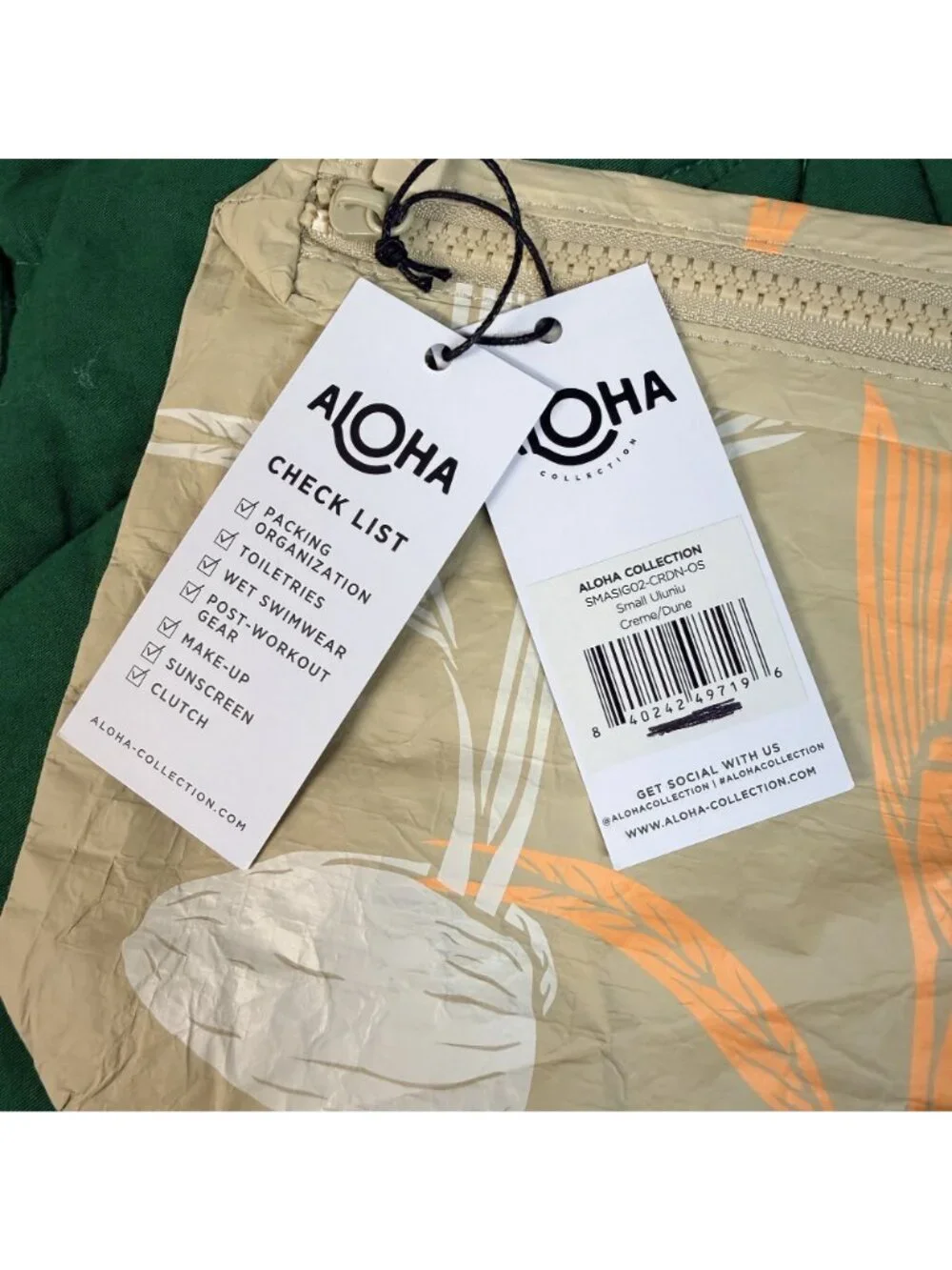 Sig Zane Aloha Collection Uluniu Small Pouch Splash Proof